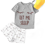 Polka Dot Cat Print kawaii Set Short Sleeve Round Collar Elastic Waist High Waist Wide Leg Fashion Loose Casual Sports Sets X8